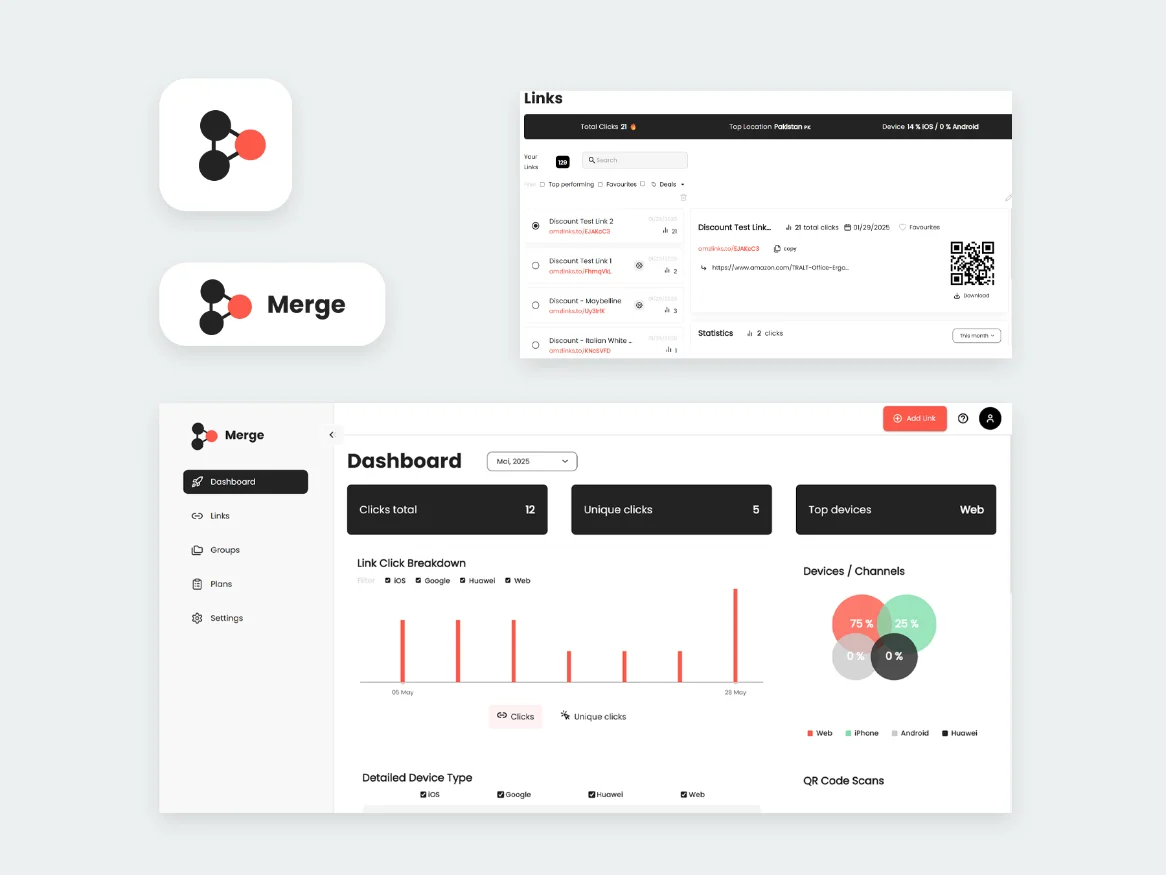 Merge project screenshot